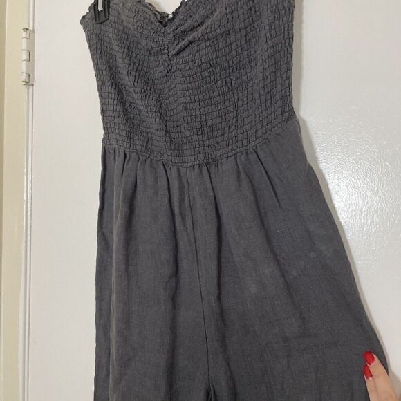 FAHERTY Gauzy gray long jumpsuit size XS - Picture 2 of 6